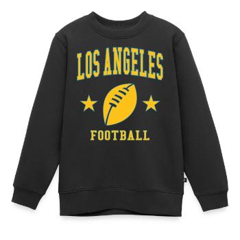 Los Angeles Football - Kinder Premium Organic Sweatshirt - Schwarz - Vorne - AI Model Kid Female (0cm)