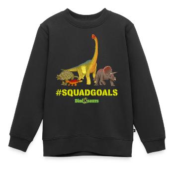 Schleich Dinosaurs #Squadgoals - Sweat Premium enfant bio - noir - Devant - AI Model Kid Female (0cm)