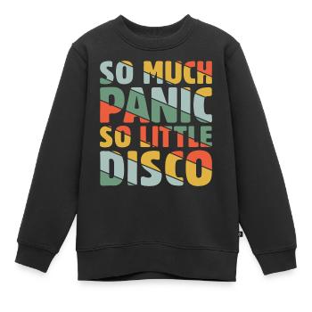 Tant de panique si peu de disco - Sweat Premium enfant bio - noir - Devant - AI Model Kid Female (0cm)