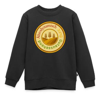 Ährodynamisch 1 - Kinder Premium Organic Sweatshirt - Schwarz - Vorne - AI Model Kid Female (0cm)