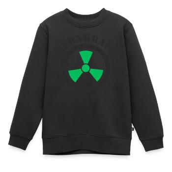 Kernkraft, Ja bitte - Kinder Premium Organic Sweatshirt - Schwarz - Vorne - AI Model Kid Female (0cm)
