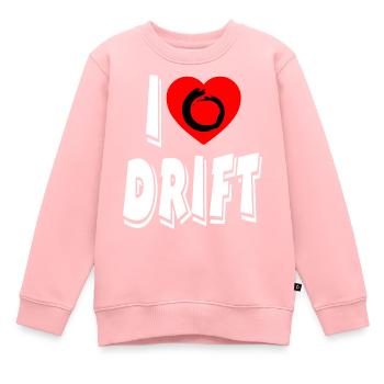 Auto - Kinder Premium Organic Sweatshirt - Rosa - Vorne - AI Model Kid Female (0cm)