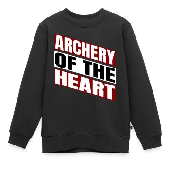 love community gift idea awesome birthday - Kinder Premium Organic Sweatshirt - Schwarz - Vorne - AI Model Kid Female (0cm)