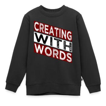 Favoriser la créativité Conseils pour l’écriture de blagues - Sweat Premium enfant bio - noir - Devant - AI Model Kid Female (0cm)