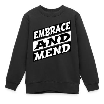 Offering Help Jokes Healing Funny Quote - Kids Premium Organic Sweatshirt - black - Front - AI Model Kid Female (0cm)
