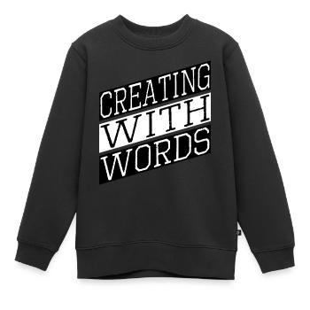 creativity boost creative thinking - Kinder Premium Organic Sweatshirt - Schwarz - Vorne - AI Model Kid Female (0cm)
