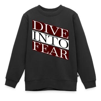 Brave Heart Saut à l’élastique en chute libre Happy Cool - Sweat Premium enfant bio - noir - Devant - AI Model Kid Female (0cm)