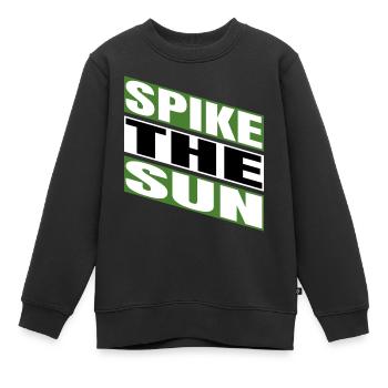 beach volleyball techniques - Kinder Premium Organic Sweatshirt - Schwarz - Vorne - AI Model Kid Female (0cm)