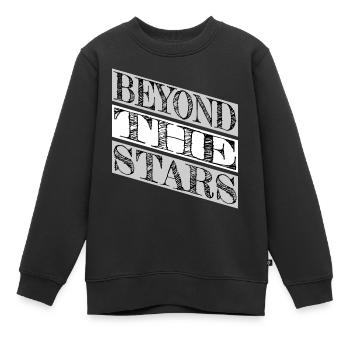 Exploration culinaire Exploration interstellaire - Sweat Premium enfant bio - noir - Devant - AI Model Kid Female (0cm)