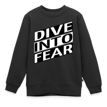 joke cool acts of courage inner courage - Kinder Premium Organic Sweatshirt - Schwarz - Vorne - AI Model Kid Female (0cm)