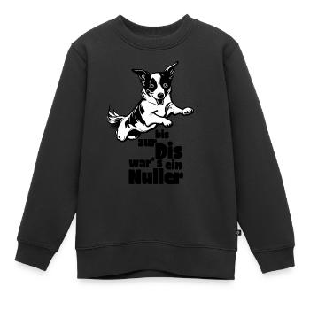 Agilité zéro - Sweat Premium enfant bio - noir - Devant - AI Model Kid Female (0cm)