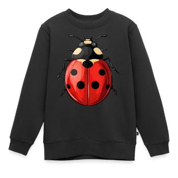 Coccinelle - Sweat Premium enfant bio - noir - Devant - AI Model Kid Female (0cm)
