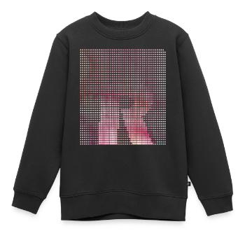 Letter R, Name, der Buchstabe R - Kinder Premium Organic Sweatshirt - Schwarz - Vorne - AI Model Kid Female (0cm)