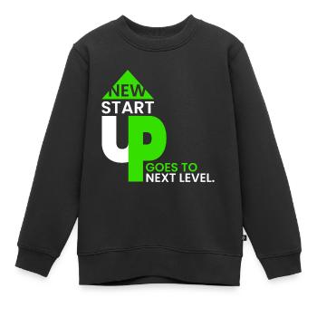 Une nouvelle start-up entre dans le prochain tour. - Sweat Premium enfant bio - noir - Devant - AI Model Kid Female (0cm)