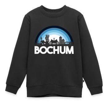 Bochum Bochum Ruhrpott Ruhr Région Ruhrstadt - Sweat Premium enfant bio - noir - Devant - AI Model Kid Female (0cm)