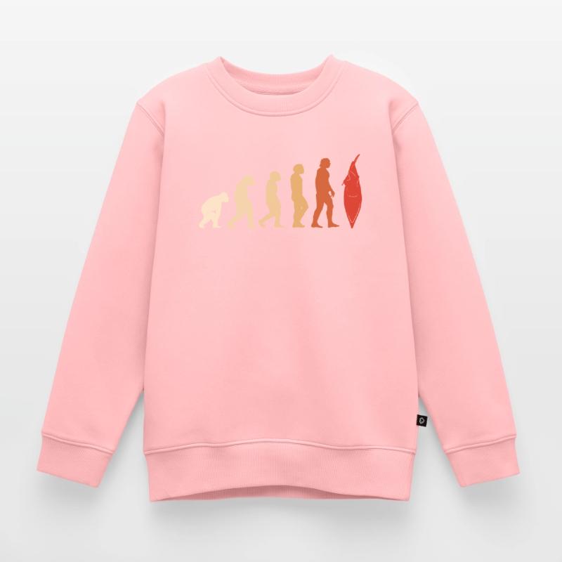 Kayaker Evolution Kayaking Kinder Premium Organic Sweatshirt
