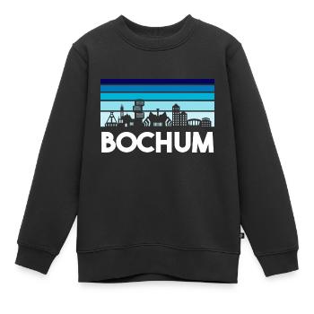 Bochum Bochum Ruhrpott Ruhr Région Ruhrstadt - Sweat Premium enfant bio - noir - Devant - AI Model Kid Female (0cm)