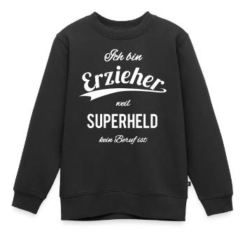 Erzieher - Kinder Premium Organic Sweatshirt - Schwarz - Vorne - AI Model Kid Female (0cm)