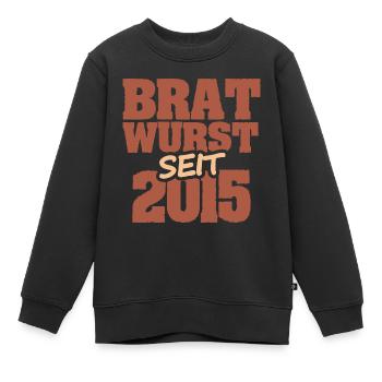 Barbecue 2015 - Kinder Premium Organic Sweatshirt - Schwarz - Vorne - AI Model Kid Female (0cm)