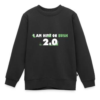 Verstecken auf Busch 2.0 - Kinder Premium Organic Sweatshirt - Schwarz - Vorne - AI Model Kid Female (0cm)