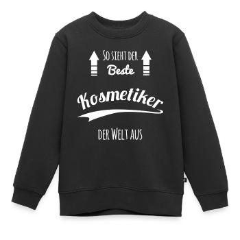 Kosmetiker - Kinder Premium Organic Sweatshirt - Schwarz - Vorne - AI Model Kid Female (0cm)
