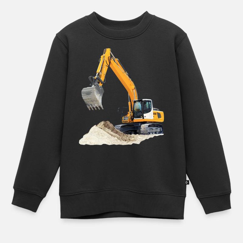Bagger - Kinder Premium Organic Sweatshirt - Schwarz