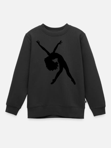 danseuse - Sweat Premium enfant bio - noir