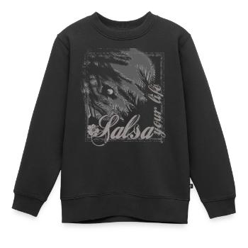 salsa - Sweat Premium enfant bio - noir - Devant - AI Model Kid Female (0cm)
