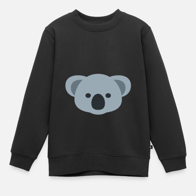 koala - Sweat Premium enfant bio - noir