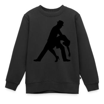 Salsa - Sweat Premium enfant bio - noir - Devant - AI Model Kid Female (0cm)