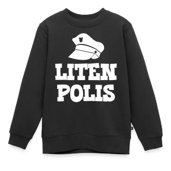 Nachwuchs Polizist Schweden Nachwuchs Polizistin - Kinder Premium Organic Sweatshirt - Schwarz - Vorne - AI Model Kid Female (0cm)