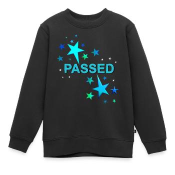 Führerschein bestanden Ausbildung bestanden Lappen - Kinder Premium Organic Sweatshirt - Schwarz - Vorne - AI Model Kid Female (0cm)