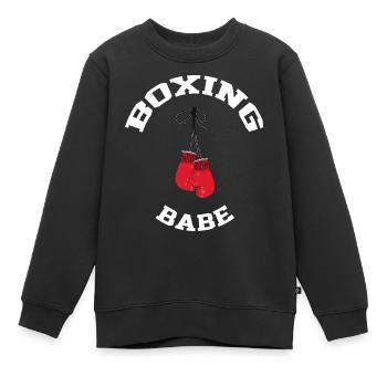 Ich kann keinen BOX-BESTSELLER 🌟🌟 haben - Kinder Premium Organic Sweatshirt - Schwarz - Vorne - AI Model Kid Female (0cm)