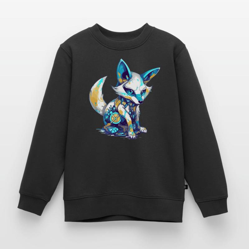 Ecko the bionic fox Kids Premium Organic Sweatshirt