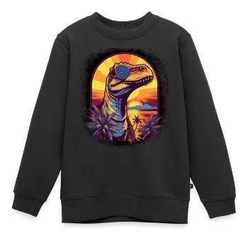 Mignon Kangourou Costume Joey Cadeaux Blagues - Sweat Premium enfant bio - noir - Devant - AI Model Kid Female (0cm)