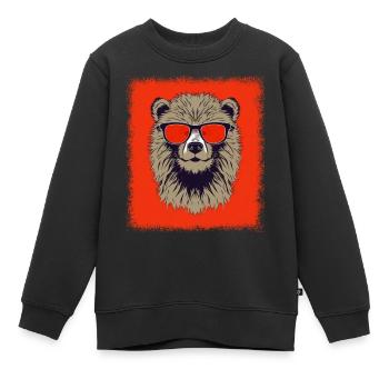 running cool darth birthday greeting bible quote - Kinder Premium Organic Sweatshirt - Schwarz - Vorne - AI Model Kid Female (0cm)