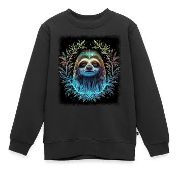 Cool drôle présent geek dictons hippie - Sweat Premium enfant bio - noir - Devant - AI Model Kid Female (0cm)