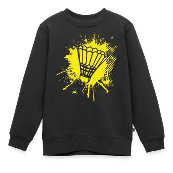 Sport - Kinder Premium Organic Sweatshirt - Schwarz - Vorne - AI Model Kid Female (0cm)