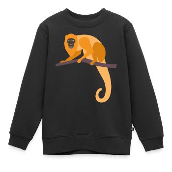 Wildtiere - Kinder Premium Organic Sweatshirt - Schwarz - Vorne - AI Model Kid Female (0cm)