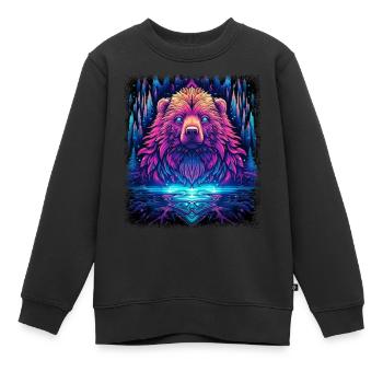 Déclaration de blague Idée cadeau de citation drôle géniale - Sweat Premium enfant bio - noir - Devant - AI Model Kid Female (0cm)