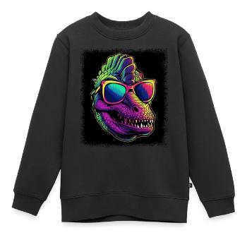 drôle citation cadeau d’anniversaire en colère visage dictons - Sweat Premium enfant bio - noir - Devant - AI Model Kid Female (0cm)