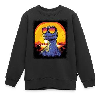 Humour mignon Kangourou Costume Joey Cadeaux - Sweat Premium enfant bio - noir - Devant - AI Model Kid Female (0cm)