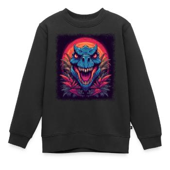 Fun Mignon Kangourou Costume Joey Cadeaux - Sweat Premium enfant bio - noir - Devant - AI Model Kid Female (0cm)