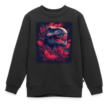 balade à vélo humour fun déclaration enfants drôle - Sweat Premium enfant bio - noir - Devant - AI Model Kid Female (0cm)
