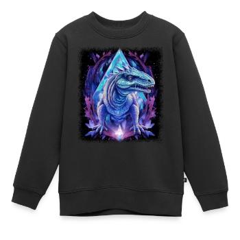 t rex cadeau idée cadeau trex né en 2004 génial - Sweat Premium enfant bio - noir - Devant - AI Model Kid Female (0cm)