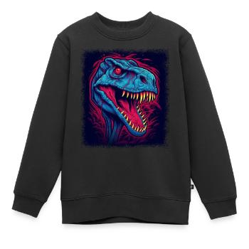 Angry Face Green Anniversaire Cadeau Idée 2004 - Sweat Premium enfant bio - noir - Devant - AI Model Kid Female (0cm)