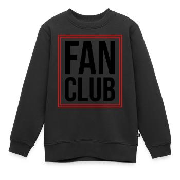 Fan Club - Sweat Premium enfant bio - noir - Devant - AI Model Kid Female (0cm)