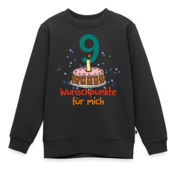 Das Sams 9 Wunschpunkte Für Mich - Kinder Premium Organic Sweatshirt - Schwarz - Vorne - AI Model Kid Female (0cm)