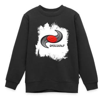 Frisbee Ultimate Frisbee DiscGolf Frisbee - Kids Premium Organic Sweatshirt - black - Front - AI Model Kid Female (0cm)