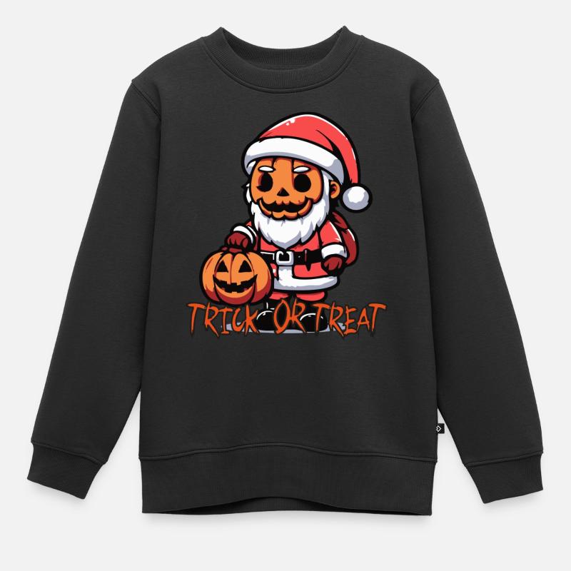 SantaPumpkin - Sweat Premium enfant bio - noir